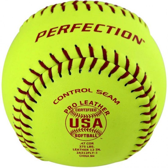 Baden USA Perfection 11" 47/375 Leather Fastpitch Softballs: 2A311FLY - Sale