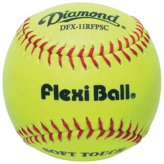 Diamond FlexiBall 11" Synthetic Fastpitch Softballs: DFX-11RFPSC - Sale