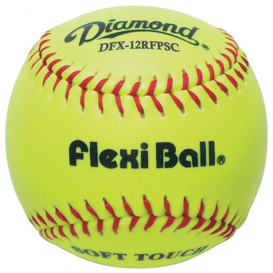 Diamond FlexiBall 12" Synthetic Fastpitch Softballs: DFX-12RFPSC - Sale