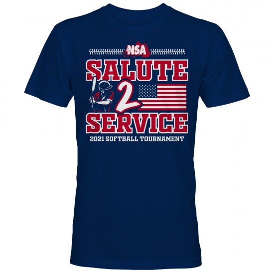 2021 NSA Salute to Service Fastpitch Tournament T-Shirt - Sale