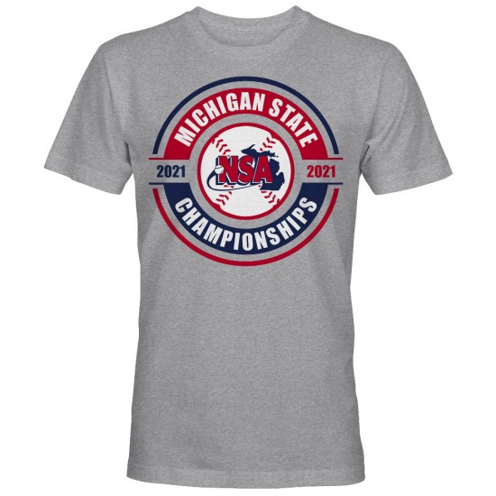2021 NSA Michigan State Championships Fastpitch Tournament T-Shirt - Sale