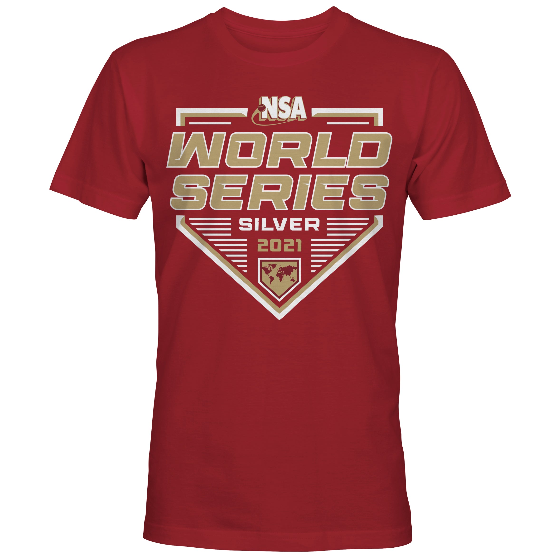 DSG Apparel 2021 NSA Odd Age World Series Fastpitch Tournament T-Shirt Large / Sapphire Heather Blue